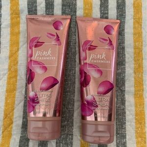 NEW Bath & Body Works Pink Cashmere Ultra Shea Body Lotion Lot of 2